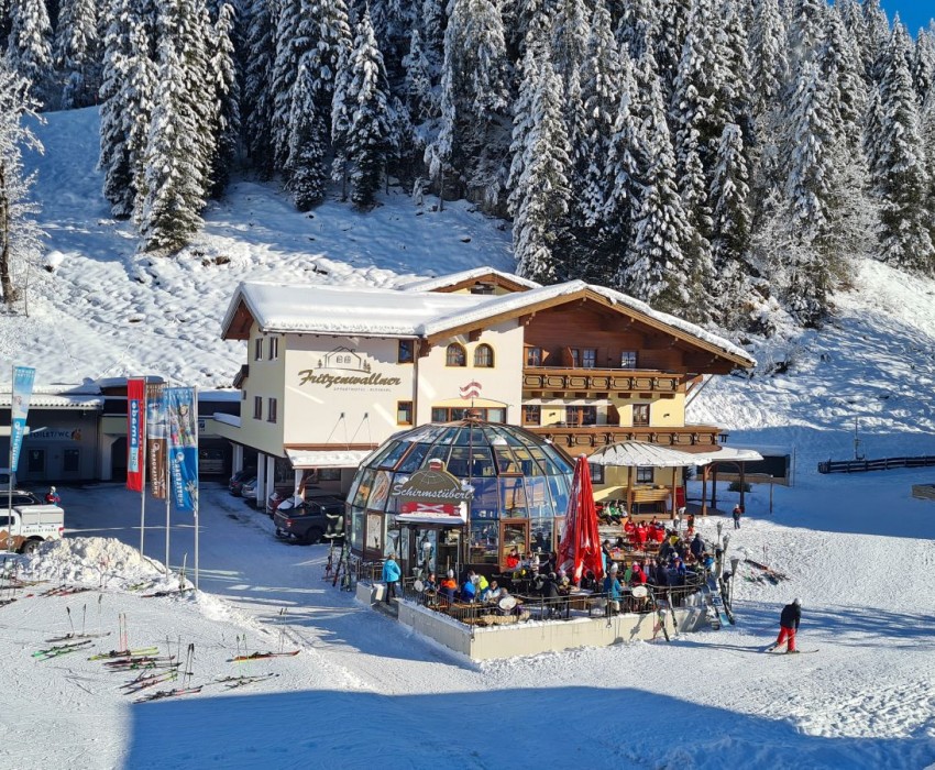 Après Ski Bar direkt an der Talstation vor dem Apparthotel Fritzenwallner in Kleinarl