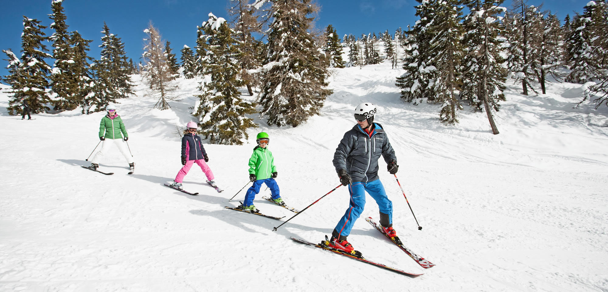 Skikurs für Kinder in der Skischule © Wagrain-Kleinarl Tourismus