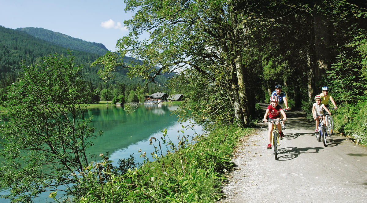Gemütliche Radwege und anspruchsvolle Mountainbikestrecken rund um Kleinarl © Wagrain-Kleinarl Tourismus